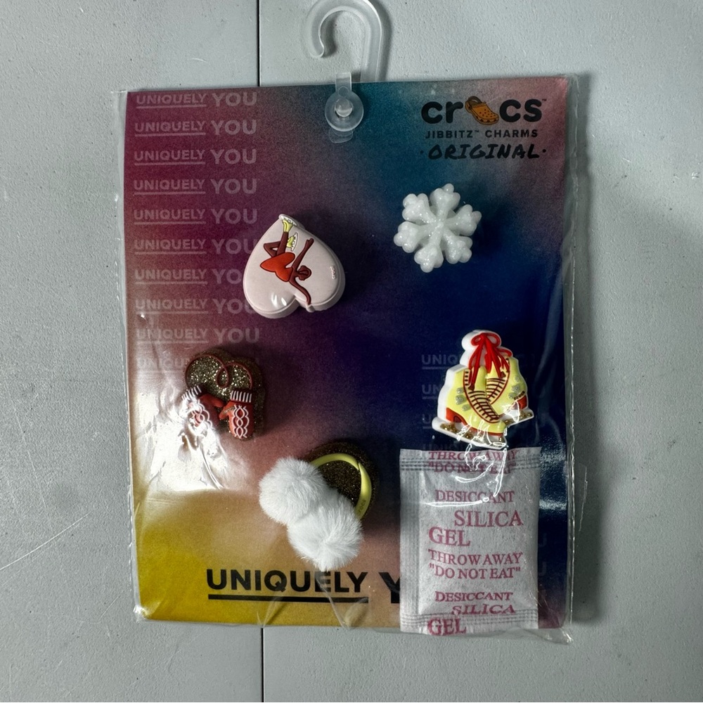 Crocs Jibbitz Multipack‎ Winter Ice Figure Skating Charms Girly Uniquely You 5